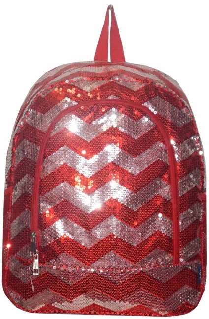 Sequin Backpack-ZIQ403/RED